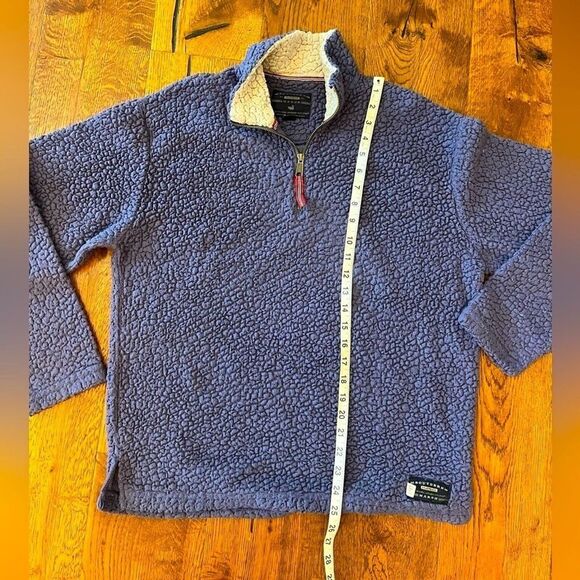 Southern Marsh Appalachian Pile Sherpa Pullover Sweater Size S 1/4 Zip Fleece - Picture 4 of 8